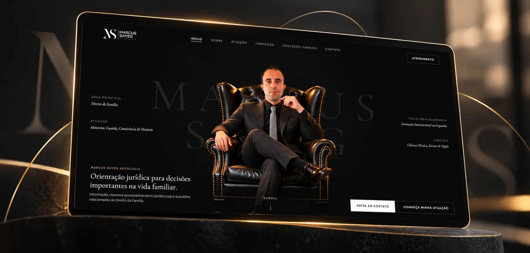 Projeto Advogado - Landing Page