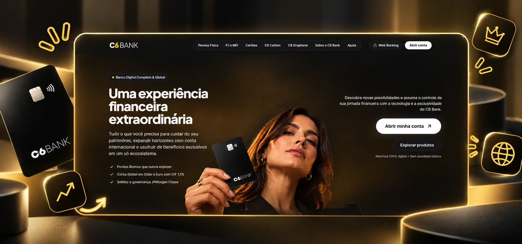 Projeto C6bank - Design e Desenvolvimento